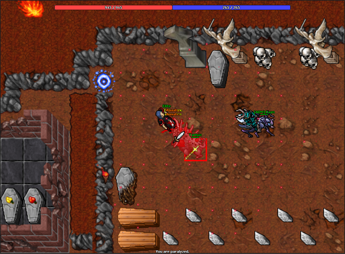 Boss fight inside the private instance